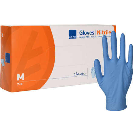 ABENA Classic Blue Engångshandske Nitril PF ABENA Classic Blue Engångshandske Nitril PF