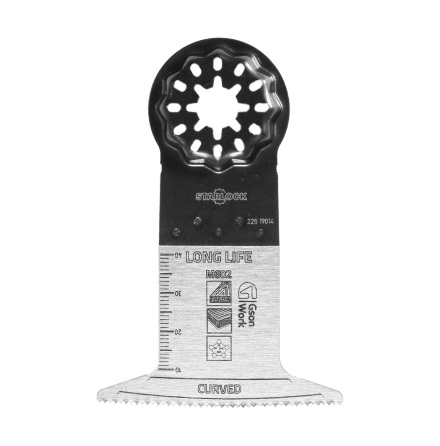 GSON M602 Multiblade Starlock Curved Wood 65 x 42 mm